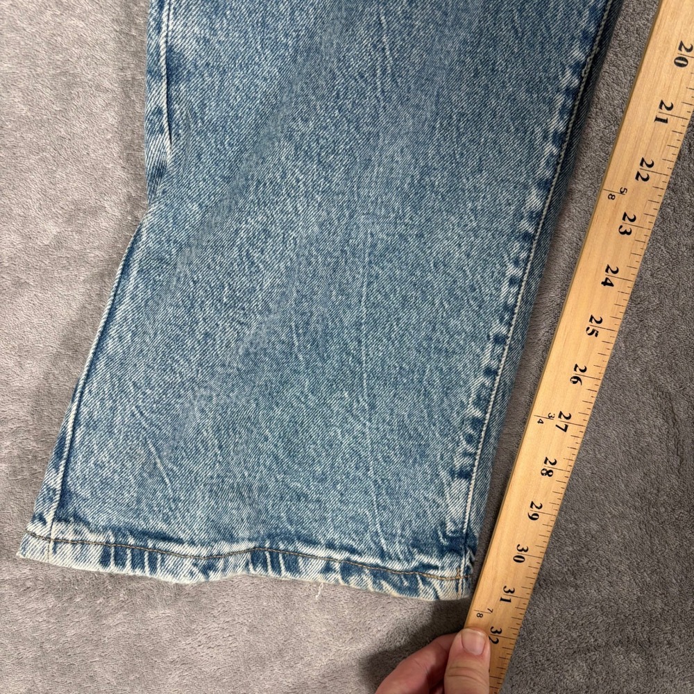 Lucky Brand Easy Rider Mid Rise Boot Jeans Women Fit 35x31 Light Wash Distressed - Picture 16 of 16